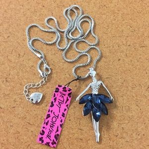 Betsey Johnson ballerina necklace